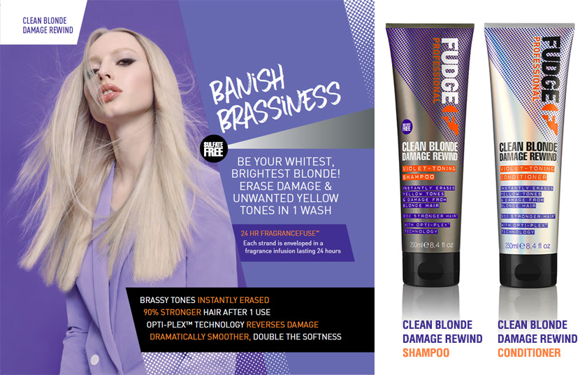 Fudge Clean Blonde Damage Rewind Shampoo & Conditioner